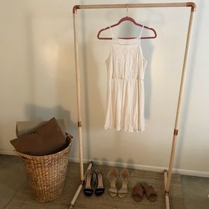Bohemian ivory summer dress